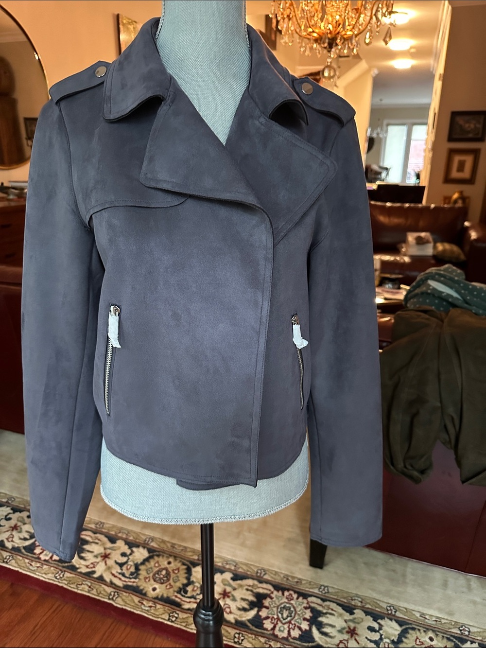 NWT Anthropologie Faux Suede Moto Jacket $150